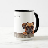 Mops Hunde Tasse (VorderseiteRechts)
