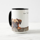 Mops Hunde Tasse (Vorderseite Links)