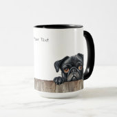 Mops Hunde Tasse (VorderseiteRechts)