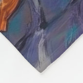 Mops Hunde Trick-oder-Treating in Halloween-Kostüm Fleecedecke (Ecke)