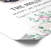 Mops Hunde Unterschrift Trinkzeichen Poster (Ecke)