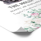 Mops Hunde Unterschrift Trinkzeichen Poster (Ecke)