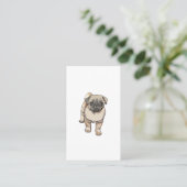 Mops-Hunde-Visitenkarten Visitenkarte (Stehend Vorderseite)