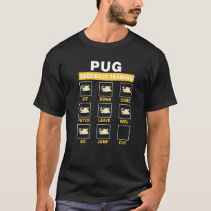 Mops Hundebordience Training Funny Puppy Guide to T-Shirt