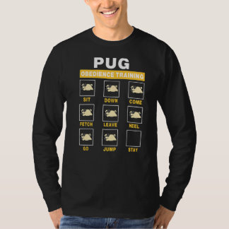 Mops Hundebordience Training Funny Puppy Guide to  T-Shirt
