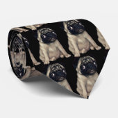 Mops-HundeKrawatte Krawatte (Gerollt)