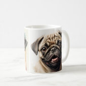 Mops Hundeliebhaber Tasse Hund Mutter Tasse (VorderseiteRechts)
