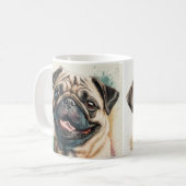 Mops Hundeliebhaber Tasse Hund Mutter Tasse (Vorderseite Links)
