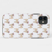 Mops-Hundemädchenmuster Case-Mate iPhone Hülle (Rückseite (Horizontal))