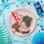 Mops-HundeParty-WegwerfpapierTeller Pappteller (Party)