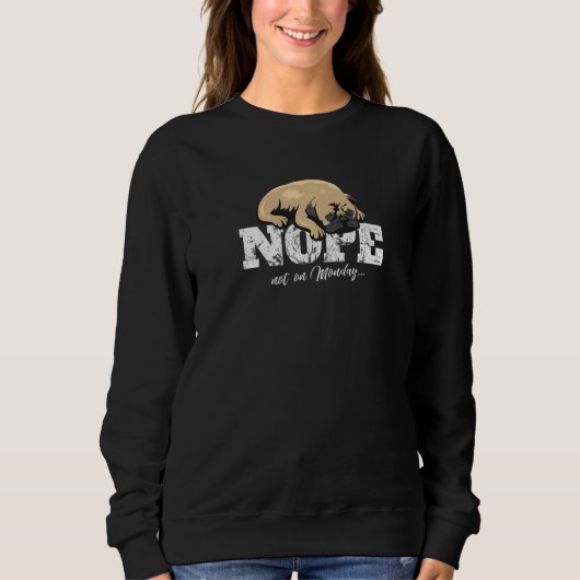 Mops-Hunderasse 15 Sweatshirt (Vorderseite)