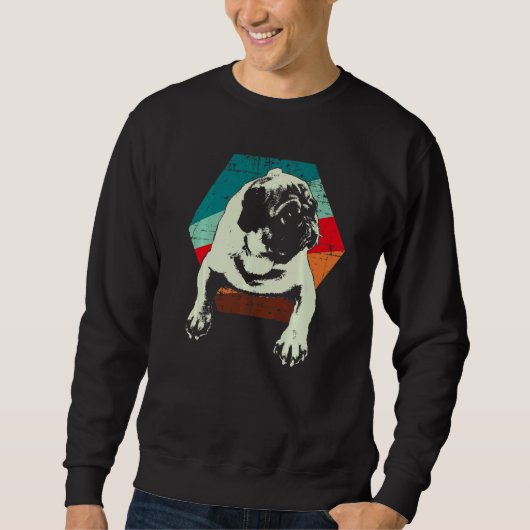 Mops-Hunderasse 22 Sweatshirt (Vorderseite)