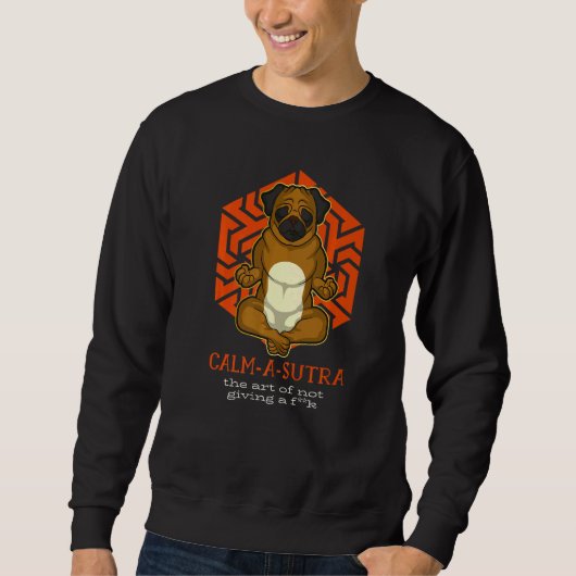 Mops-Hunderasse 42 Sweatshirt (Vorderseite)
