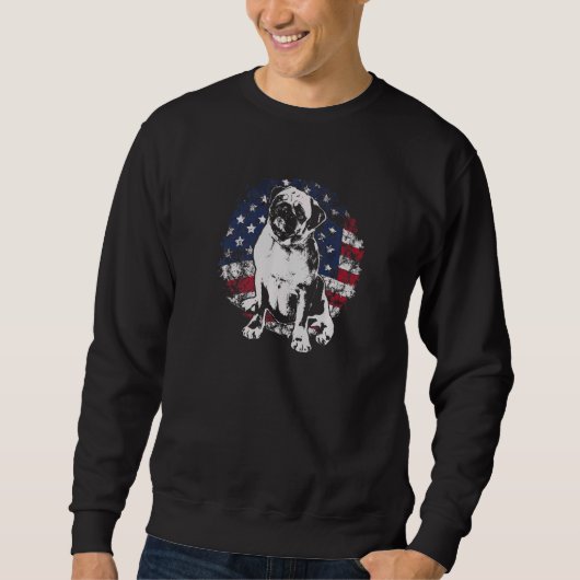 Mops Hunderasse Carlin  52 Sweatshirt (Vorderseite)