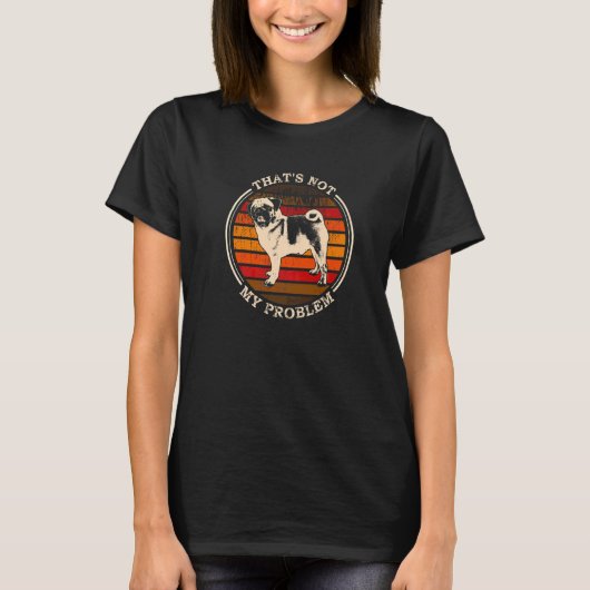 Mops-Hunderasse T-Shirt (Vorderseite)