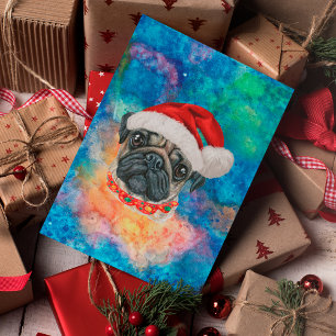 Mops-Hunderasse Weihnachten