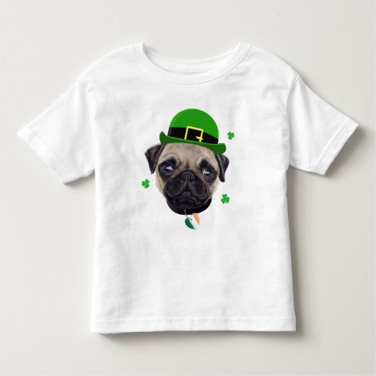Mops-Hundest patrick Tagesiren-Flagge Kleinkind T-shirt (Vorderseite)