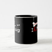 Mops (I Liebe) Tasse (Mittel)