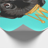 Mops I Rule The World Gift, Funny Mops Lover Gesch Geschenkpapier (Ecke)