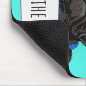 Mops I Rule The World Gift, Funny Mops Lover Gesch Mousepad (Ecke)