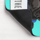 Mops I Rule The World Gift, Funny Mops Lover Gesch Mousepad (Ecke)