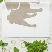 Mops - Ich mag sie Chubby, wütend und Kurz Küchentuch (Gefaltet)