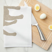 Mops - Ich mag sie Chubby, wütend und Kurz Küchentuch (Viertel Falte)