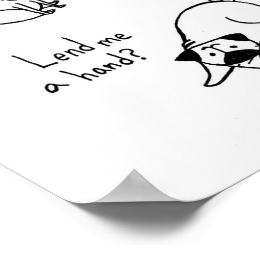 Mops Idioms Poster (Ecke)