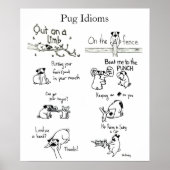 Mops Idioms Poster (Vorne)