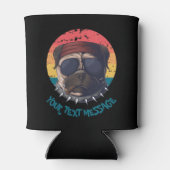 Mops Ihrer Textnachrichten Dosenkühler (Rückseite)