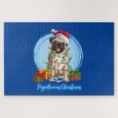 Mops im Jigsaw Puzzle (Horizontal)