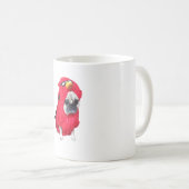 Mops im Kostüm Kaffeetasse (VorderseiteRechts)