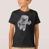 Mops im Raum T-Shirt (Vorderseite)
