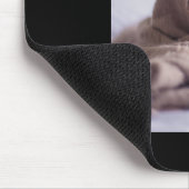 Mops in Blanket Niedlicher Mops Hund Lover Geschen Mousepad (Ecke)