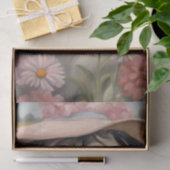Mops in Bloom: Eine Fantasy-Dekoupage der Blumen Seidenpapier (Geschenk)