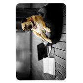 Mops in der Erholung Magnet (Vertikal)