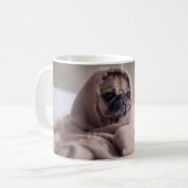 Mops in der umfassenden Tasse (Vorderseite Links)