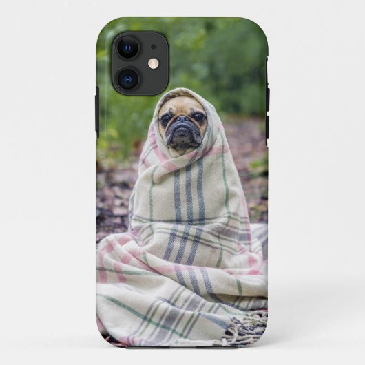 Mops in einer Blankette Case-Mate iPhone Hülle (Rückseite)