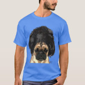 Mops in einer schlechten Wiege T-Shirt (Vorderseite)