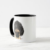 Mops in einer schlechten Wiege Tasse (Vorderseite Links)