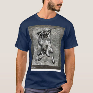 Mops in Karbonit T-Shirt