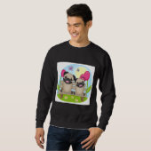 Mops in Liebe Essenzieller T - Shirt 862 (Vorne ganz)