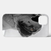Mops in Profil Case-Mate iPhone Hülle (Rückseite (Horizontal))