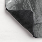 Mops in Profil Mousepad (Ecke)