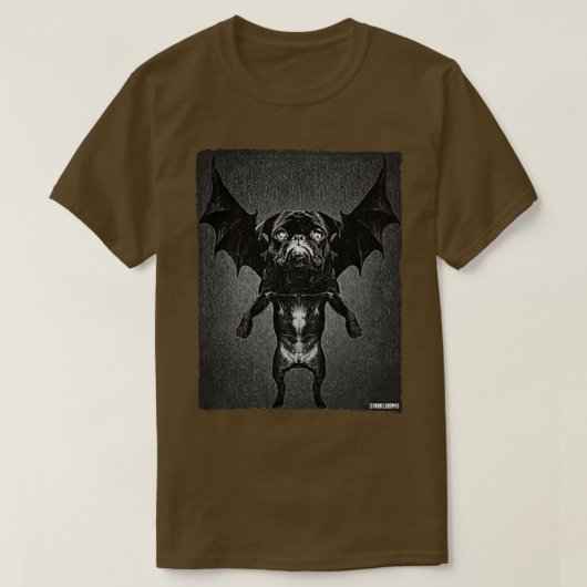 Mops Inferno T-Shirt (Design vorne)