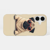 Mops iPhone 16 Hülle (Rückseite (Horizontal))