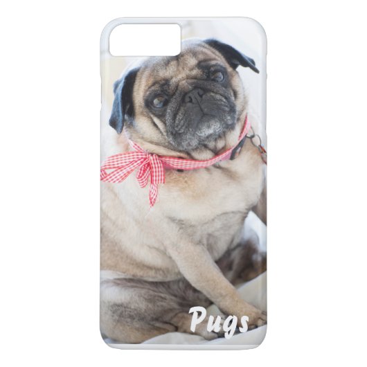 Mops iPhone 7 Plusfall Case-Mate iPhone Hülle (Rückseite)