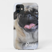 Mops iPhone Fall Case-Mate iPhone Hülle (Rückseite)