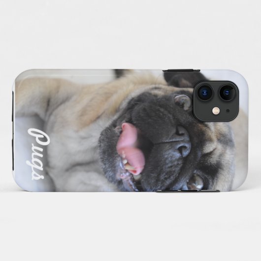 Mops iPhone Fall Case-Mate iPhone Hülle (Rückseite (Horizontal))