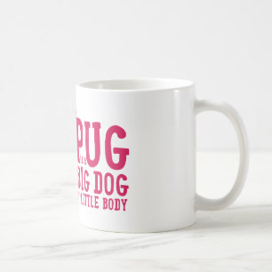Mops ist großer Hund, kleine Kaffeetasse